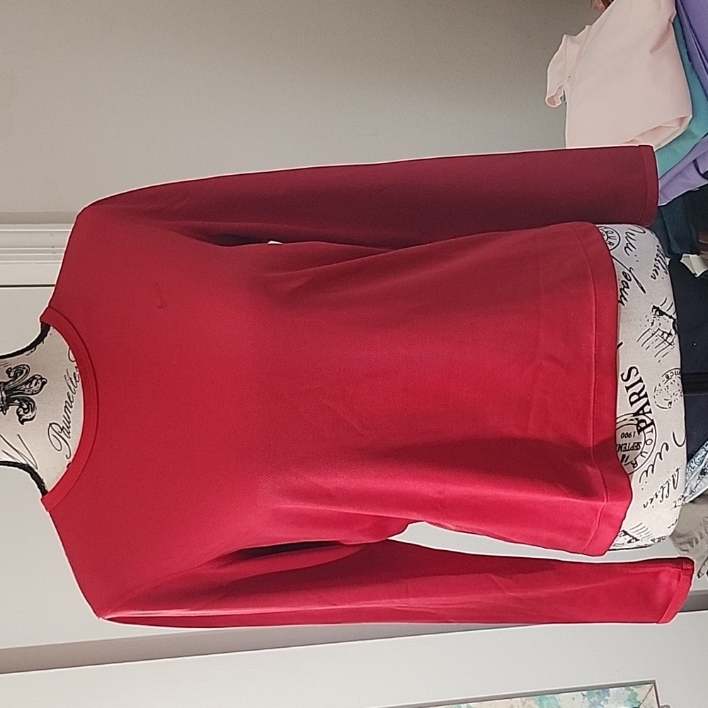 Nike Dri Fit vintage  long sleeve red top